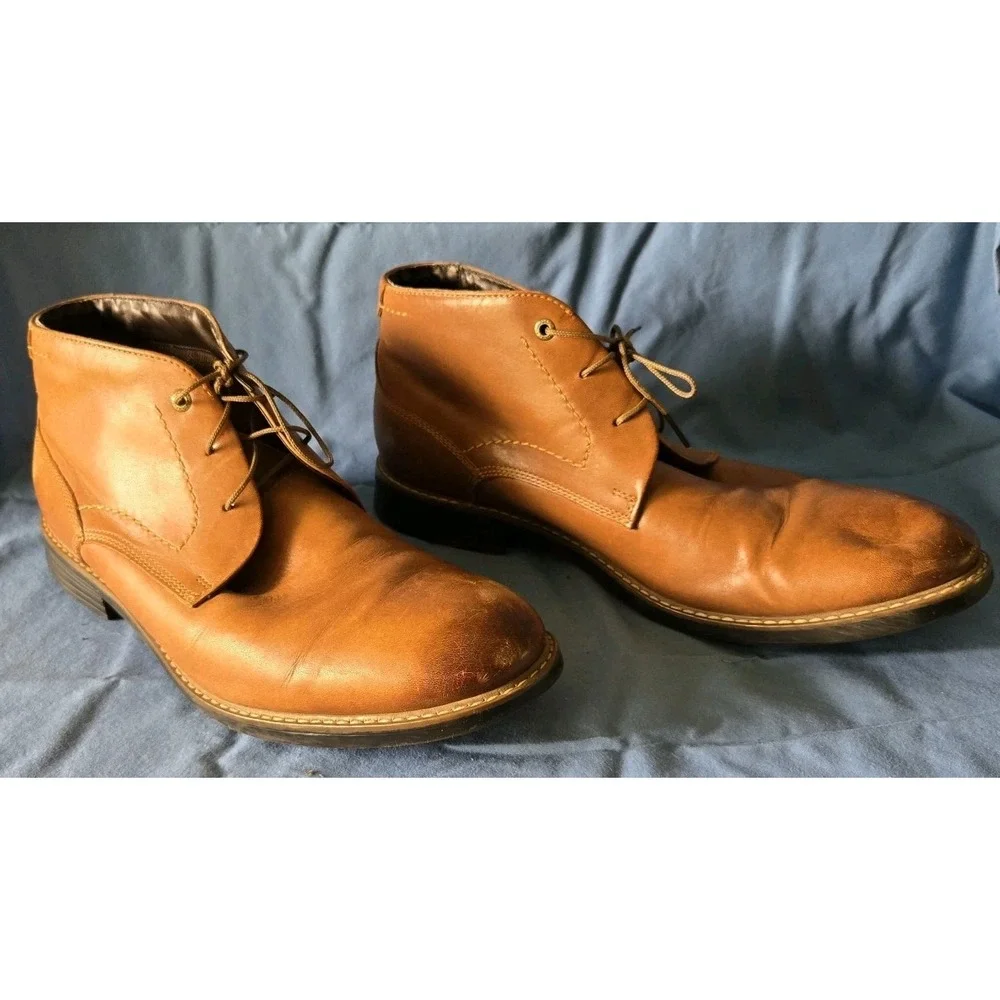 Rockport Classic‎ Break V81656 Men 13 Medium Brown Leather Chukka Boot